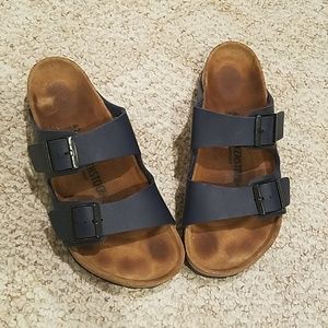 Birkenstock Arizona Birko Flor, Navy